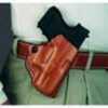 Desantis 019 Mini Scabbard Belt Holster Right Hand Black S&W M&P22 Compact Leather 019BA3Az0